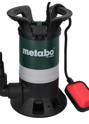 Bomba sumergible eléctrica para aguas sucias Metabo PS 7500 S 450 W 7.500 l/h 5 m de profundidad (0250750000)