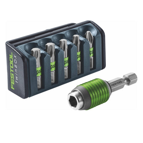 Festool BT-IMP SORT3 Juego de casetes de puntas 6 piezas (204383) resistente a impactos 25 mm para llave de impacto inalámbrica TID 18