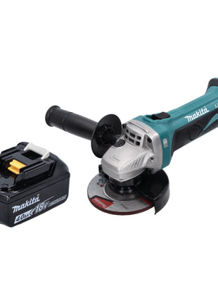 Makita DGA 452 M1 Akku Winkelschleifer 18 V 115 mm + 1x Akku 4,0 Ah - ohne Ladegerät