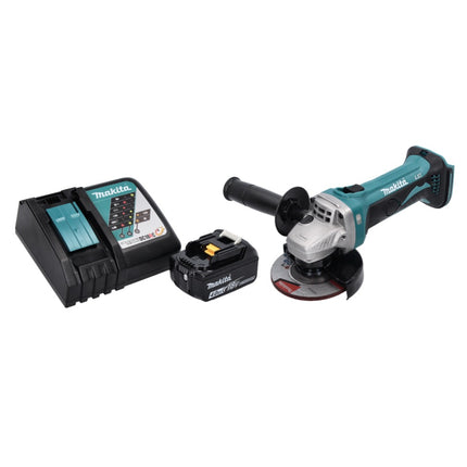 Makita DGA 452 RM1 cordless angle grinder 18 V 115 mm + 1x rechargeable battery 4.0 Ah + charger