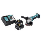 Amoladora angular sin cable Makita DGA 452 RM 18 V 115 mm + 2x batería 4,0 Ah + cargador