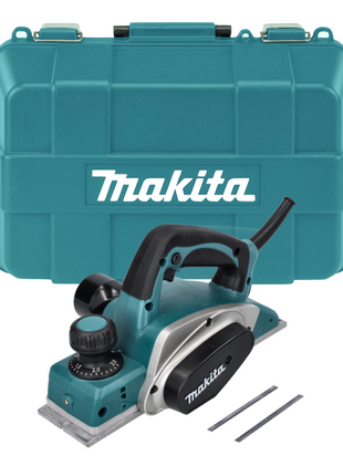 Cepilladora plegable/cepilladora eléctrica Makita KP 0800 K 620 W 82 mm + cuchilla reversible + estuche