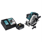 Sierra circular de batería Makita DSS 611 RM1 18 V 165 mm + 1x batería 4,0 Ah + cargador