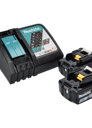 Makita DSS 611 RM scie circulaire portative sans fil 18 V 165 mm + 2x batterie 4,0 Ah + chargeur