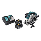 Makita DSS 611 RT Scie circulaire sans fil 18 V 165 mm + 2x Batteries 5,0 Ah + Chargeur