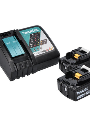 Makita DTW 251 RT Atornillador de impacto inalámbrico 18 V 230 Nm 1/2" + 2x baterías 5,0 Ah + cargador