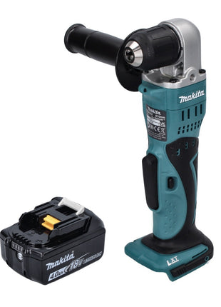 Makita DDA 351 M1 Akku Winkelbohrmaschine 18 V 13,5 Nm + 1x Akku 4,0 Ah - ohne Ladegerät - Toolbrothers