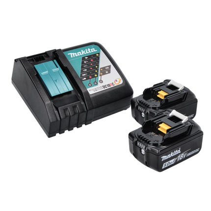 Taladro atornillador a batería Makita DHR 241 RT 18 V 2.0 J SDS plus + 2x baterías 5.0 Ah + cargador