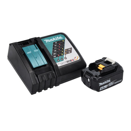 Taladro percutor a batería Makita DHR 243 RM1J 18 V 2,0 J SDS plus sin escobillas + 1x batería 4,0 Ah + cargador + Makpac