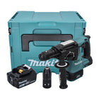 Makita DHR 243 T1J cordless hammer drill 18 V 2.0 J SDS plus Brushless + 1x rechargeable battery 5.0 Ah + Makpac - without charger