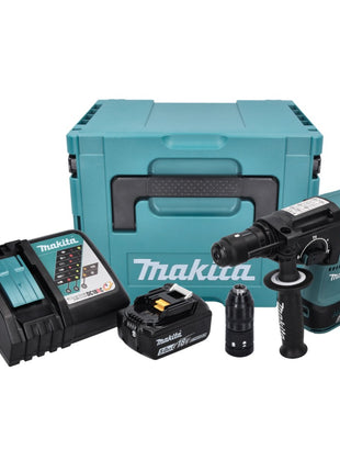 Makita DHR 243 RT1J Akku Bohrhammer 18 V 2,0 J SDS plus Brushless + 1x Akku 5,0 Ah + Ladegerät + Makpac