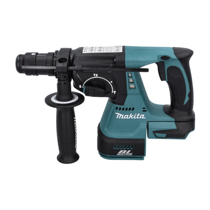 Taladro percutor inalámbrico Makita DHR 243 G1J 18 V 2,0 J SDS plus sin escobillas + 1x batería 6,0 Ah + Makpac - sin cargador