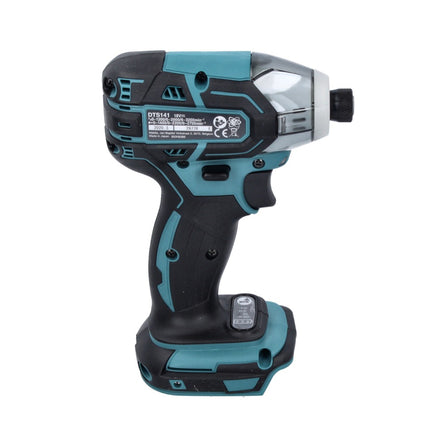 Makita DTS 141 RF cordless impulse screwdriver 18 V 40 Nm 1/4" brushless + 2x rechargeable battery 3.0 Ah + charger