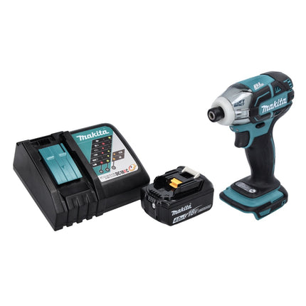 Avvitatore a impulsi a batteria Makita DTS 141 RM1 18 V 40 Nm 1/4" brushless + 1x batteria ricaricabile 4,0 Ah + caricabatteria
