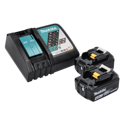 Makita DTS 141 RM Visseuse à impulsions sans fil 18 V 40 Nm 1/4" Brushless + 2x batterie 4,0 Ah + chargeur