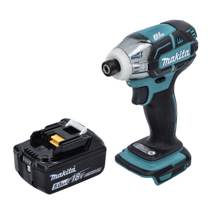 Avvitatore a impulsi a batteria Makita DTS 141 T1 18 V 40 Nm 1/4" brushless + 1x batteria ricaricabile 5,0 Ah - senza caricabatterie