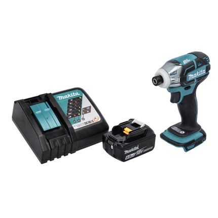 Makita DTS 141 RG1 Visseuse à impulsions sans fil 18 V 40 Nm 1/4" Brushless + 1x batterie 6,0 Ah + chargeur