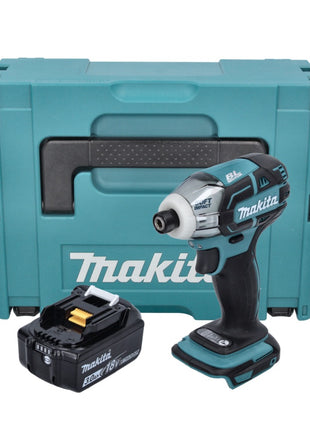 Makita DTS 141 F1J akumulatorowa wkrętarka impulsowa 18 V 40 Nm 1/4" bezszczotkowa + 1x akumulator 3,0 Ah + Makpac - bez ładowarki