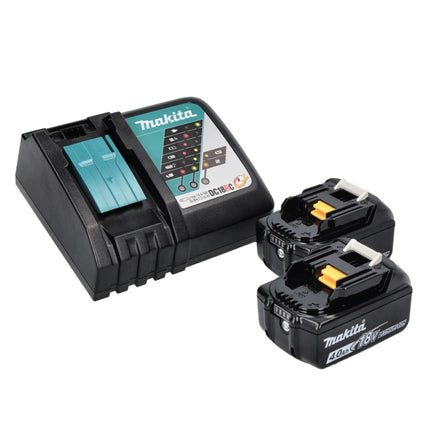 Avvitatore a impulsi a batteria Makita DTS 141 RMJ 18 V 40 Nm 1/4" brushless + 2x batteria ricaricabile 4,0 Ah + caricabatterie + Makpac