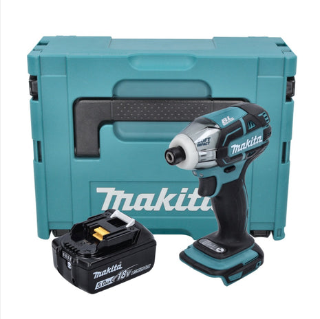 Makita DTS 141 T1J akumulatorowa wkrętarka impulsowa 18 V 40 Nm 1/4" bezszczotkowa + 1x akumulator 5,0 Ah + Makpac - bez ładowarki