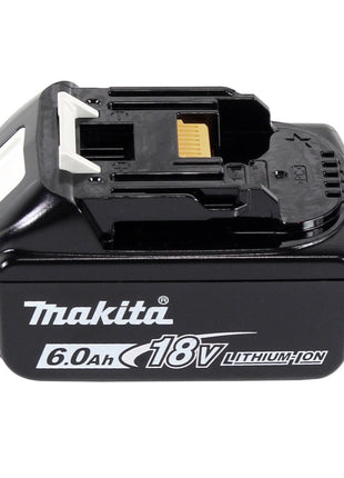 Makita DTS 141 G1J destornillador de impulso inalámbrico 18 V 40 Nm 1/4" sin escobillas + 1x batería 6,0 Ah + Makpac - sin cargador