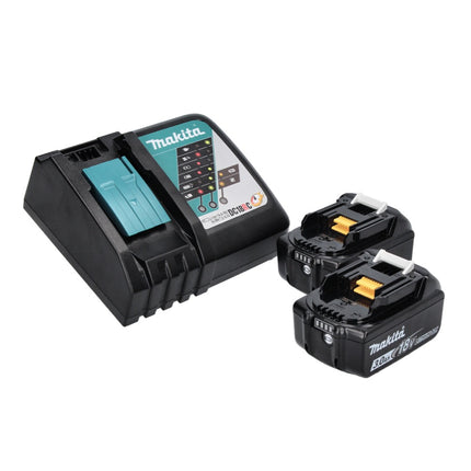 Aspiratore a batteria Makita DCL 180 RF B 18 V nero + 2x batteria ricaricabile 3,0 Ah + caricabatterie