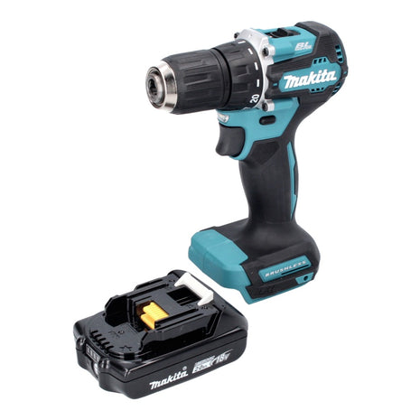 Makita DDF 487 A1 taladro atornillador inalámbrico 18 V 40 Nm sin escobillas + 1x batería 2,0 Ah - sin cargador