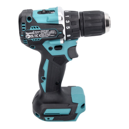 Taladro atornillador a batería Makita DDF 487 RA1 18 V 40 Nm sin escobillas + 1x batería recargable 2,0 Ah + cargador