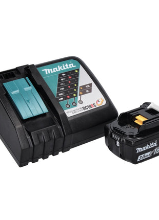 Akumulatorowa gwoździarka stojąca Makita DBN 500 RF1 18 V 15-50 mm + 1x akumulator 3,0 Ah + ładowarka