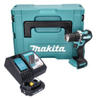 Makita DDF 487 RA1J cordless drill driver 18 V 40 Nm brushless + 1x rechargeable battery 2.0 Ah + charger + Makpac