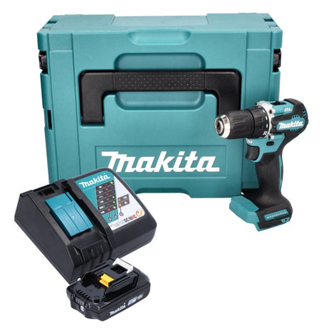 Trapano avvitatore a batteria Makita DDF 487 RA1J 18 V 40 Nm brushless + 1x batteria ricaricabile 2,0 Ah + caricabatterie + Makpac