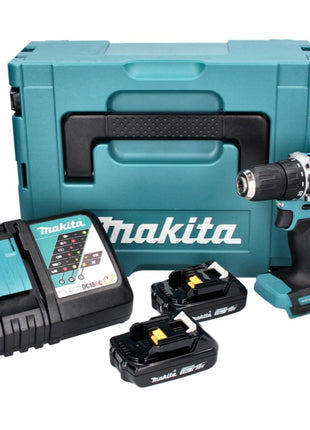 Makita DDF 487 RAJ perceuse/visseuse sans fil 18 V 40 Nm Brushless + 2x batterie 2,0 Ah + chargeur + Makpac