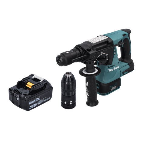 Taladro percutor a batería Makita DHR 243 G1 18 V SDS plus sin escobillas + 1x batería 6,0 Ah - sin cargador