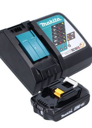 Makita DHP 487 RA1 akumulatorowa wiertarko-wkrętarka udarowa 18 V 40 Nm bezszczotkowa + 1x akumulator 2,0 Ah + ładowarka