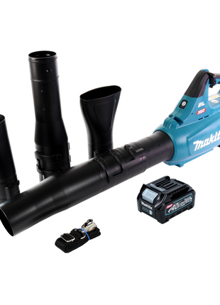 Soplador de hojas a batería Makita UB 001 GD1 40 V máx. Sin escobillas + 1x batería 2,5 Ah - sin cargador