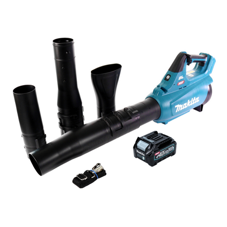 Soplador de hojas a batería Makita UB 001 GD1 40 V máx. Sin escobillas + 1x batería 2,5 Ah - sin cargador