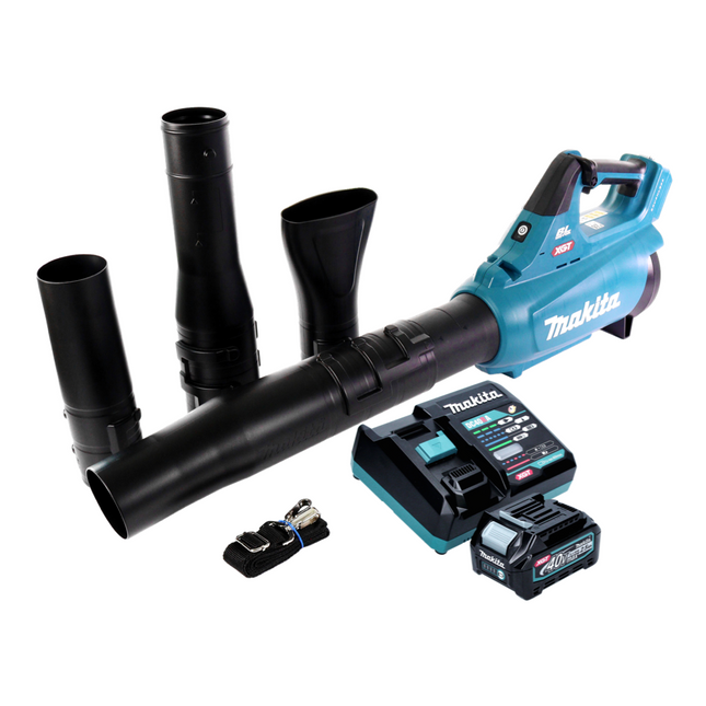 Makita UB 001 GD101 Battery blower Leaf blower 40 V max. brushless + 1x battery 2.5 Ah + charger