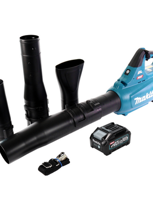 Soplador de hojas a batería Makita UB 001 GM1 40 V máx. Sin escobillas + 1x batería 4,0 Ah - sin cargador