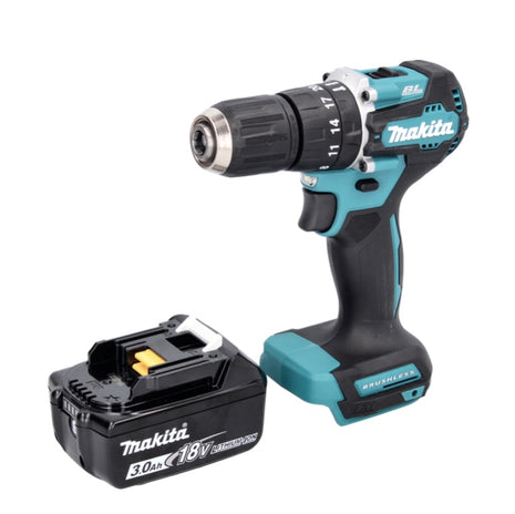 Makita DHP 487 F1 Akku Schlagbohrschrauber 18 V 40 Nm Brushless + 1x Akku 3,0 Ah - ohne Ladegerät - Toolbrothers