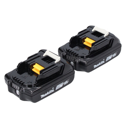 Juego de baterías recargables Makita 18 V con 2 baterías BL 1820 B 2,0 Ah ( 2x 197254-9 )