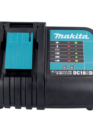 Kit de fuente de alimentación Makita de 18 V con 2 baterías BL 1820 B de 2,0 Ah (2x 197254-9) + cargador DC 18 SD (194533-6)