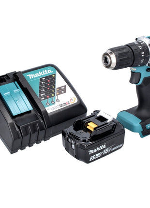 Makita DHP 487 RF1 Akku Schlagbohrschrauber 18 V 40 Nm Brushless + 1x Akku 3,0 Ah + Ladegerät - Toolbrothers