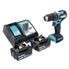 Makita DHP 487 RF Akku Schlagbohrschrauber 18 V 40 Nm Brushless + 2x Akku 3,0 Ah + Ladegerät - Toolbrothers
