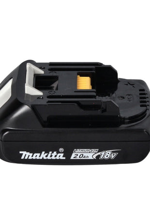 Makita DHP 487 A1J Perceuse-visseuse à percussion sans fil 18 V 40 Nm brushless + 1x Batterie 2,0 Ah + Makpac - sans chargeur