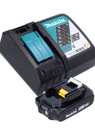 Makita DHP 487 RA1J Perceuse-visseuse à percussion sans fil 18 V 40 Nm Brushless + 1x Batterie 2,0 Ah + Chargeur + Makpac