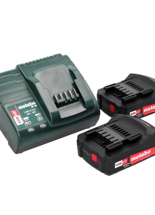 Metabo SB 18 Akku Schlagbohrschrauber 18 V 48 Nm ( 602245560 ) + 2x Akku 2,0 Ah + Ladegerät + metaBOX - Toolbrothers