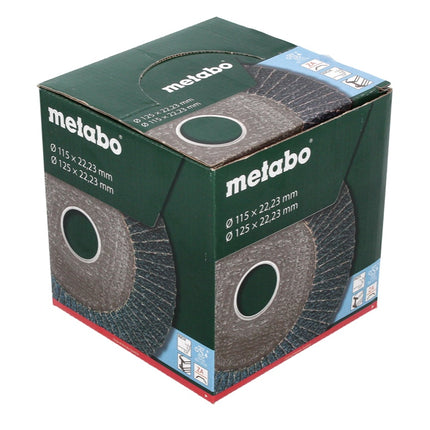 Disco de lijado de láminas Metabo, disco dentado P 60 125 mm 22,23 mm (20 x 623148000) para amoladoras angulares