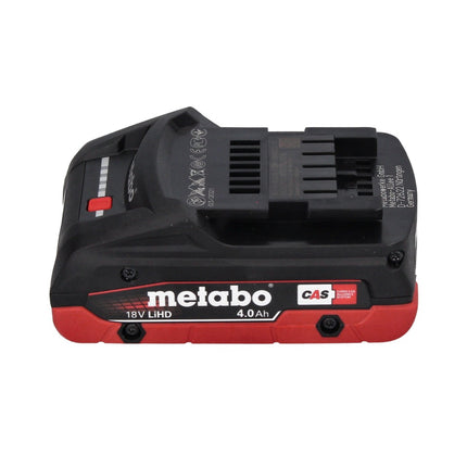 Set básico Metabo 18 V LiHD + 2x batería 4,0 Ah + cargador ASC 55 + metaBOX