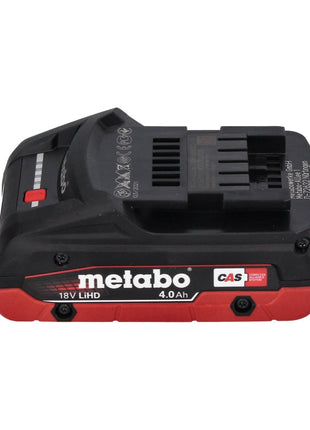 Set básico Metabo 18 V LiHD + 4x baterías 4,0 Ah + 2x cargador ASC 55 + metaBOX