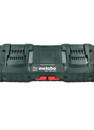 Set básico Metabo 18 V LiHD + 2x batería 4,0 Ah + cargador ASC 145 DUO + ​​metaBOX